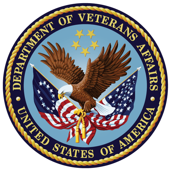 US Dept. of Veteran Affairs Logo where we submitted a proposal and hired a candidate/resource for our client who is the US government contractor