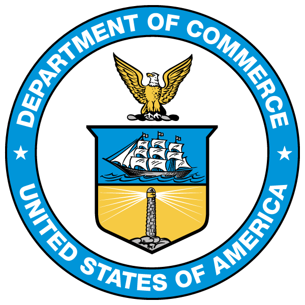 US Dept. of Commerce Logo where we submitted a proposal and hired a candidate/resource for our client who is the US government contractor