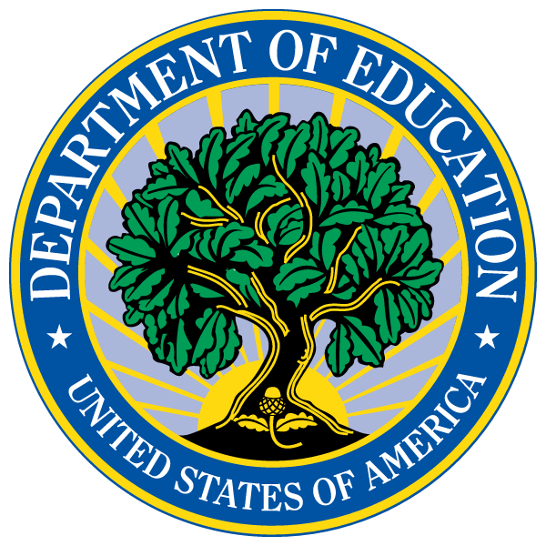 US dept. of Education Logo where we submitted a proposal and hired a candidate/resource for our client who is the US government contractor